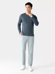 Áo Thun Nam Dài Tay Ultra-Soft 5S Fashion Phom Slimfit ATH24014