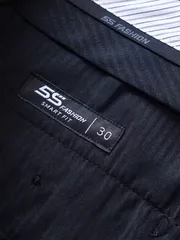 Quần Tây Nam 5S Fashion Phom Smart Fit Trơn Basic Dễ Mặc QAU24005