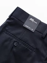 Quần Tây Nam 5S Fashion Phom Smart Fit Trơn Basic Dễ Mặc QAU24005