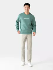 Áo Nỉ Nam Thu Đông Họa Tiết 5S Fashion Phom Casual ANI24005