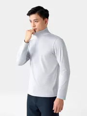 Áo Giữ Nhiệt Nam Cổ Cao 5S Fashion Trơn Body FIt AGN24003