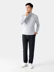 Áo Giữ Nhiệt Nam Cổ Cao 5S Fashion Trơn Body FIt AGN24003