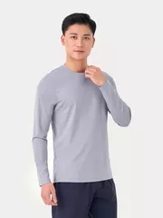 Áo Thun Nam Dài Tay Cổ Tròn 5S Fashion Regular Fit ATO23014