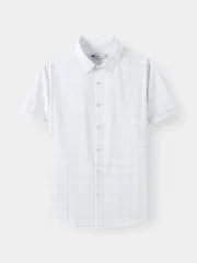 Áo Sơ Mi Cộc Tay 5S Fashion Kẻ Ô Phom Slimfit M0ASC26052