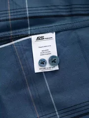 Áo Sơ Mi Nam Dài Tay 5S Fashion Dệt Kẻ Sang Trọng ASM24010
