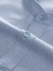 Áo Sơ Mi Nam Cổ Tàu Tay Dài 5S Fashion Cotton Phom Casual ASM24081