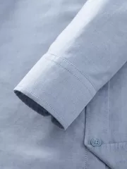 Áo Sơ Mi Nam Cổ Tàu Tay Dài 5S Fashion Cotton Phom Casual ASM24081