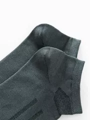 Tất Nam Cổ Ngắn 5S Fashion Dệt Họa Tiết Đơn Giản TAT24003