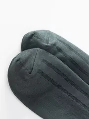 Tất Nam Cổ Ngắn 5S Fashion Dệt Họa Tiết Đơn Giản TAT24003