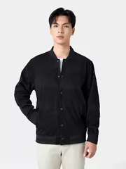 Áo Khoác Bomber Varsity Nam 5S Fashion Dệt Họa Tiết Cao Cấp AKB24010