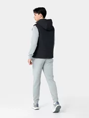 Áo Khoác Chần Bông Gile 5S Fashion Có Mũ Tháo Rời Basic APH24025