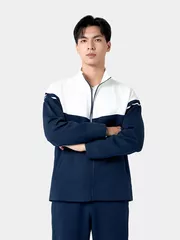 Áo Nỉ Nam Zipper 5S Fashion Can Phối Regular BAKN24015