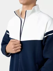 Áo Nỉ Nam Zipper 5S Fashion Can Phối Regular BAKN24015