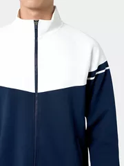 Áo Nỉ Nam Zipper 5S Fashion Can Phối Regular BAKN24015