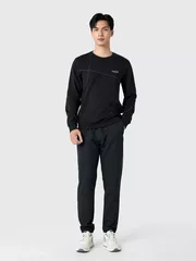 Áo Nỉ Nam 5S Fashion Họa Tiết Đường May Phom Slimfit ANI24003