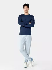 Áo Giữ Nhiệt Nam 5S Fashion Cổ Tròn Trơn Phom Ôm AGN24006