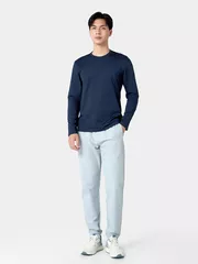 Áo Giữ Nhiệt Nam 5S Fashion Cổ Tròn Trơn Phom Ôm AGN24006