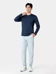 Áo Giữ Nhiệt Nam 5S Fashion Cổ Tròn Trơn Phom Ôm AGN24006