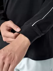 Áo Thun Nam Dài Tay 5S Fashion Cotton Phối Line ATH24003