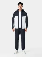 Áo Khoác Gió Nam Can Phối 5S Fashion Lót Nỉ AKG24004