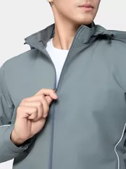 Áo Khoác Gió Nam Lót Lông Mũ Rời 5S Fashion Phom Regular AKG24015