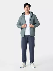 Áo Khoác Gió Nam Lót Lông Mũ Rời 5S Fashion Phom Regular AKG24015