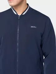 Áo Khoác Bomber Nam 5S Fashion Lót Lông In Logo AKB24017