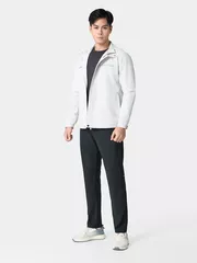 Áo Khoác Thời Trang Nam 5S Fashion Cổ Trụ In Chữ Slimfit AKH24008