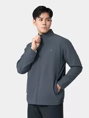 Áo Khoác Nam Thời Trang Cổ Trụ Basic Slimfit AKH24001