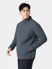 Áo Khoác Nam Thời Trang Cổ Trụ Basic Slimfit AKH24001