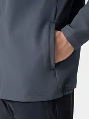 Áo Khoác Nam Thời Trang Cổ Trụ Basic Slimfit AKH24001