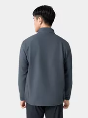 Áo Khoác Nam Thời Trang Cổ Trụ Basic Slimfit AKH24001