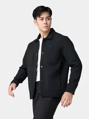 Áo Khoác Thời Trang Nam 5S Fashion Cổ Bẻ Có Túi Ngực AKH24021