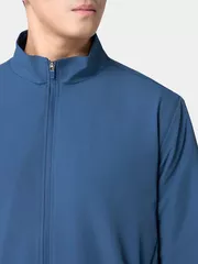 Áo Khoác Thời Trang Nam 5S Fashion Cổ Trụ Lót Nỉ Basic AKH24010