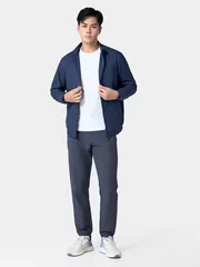 Áo Khoác Thời Trang Nam 5S Fashion Cổ Dệt Line AKH24003