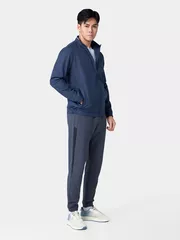 Áo Khoác Thời Trang Nam 5S Fashion Cổ Dệt Line AKH24003