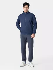 Áo Khoác Thời Trang Nam 5S Fashion Cổ Dệt Line AKH24003