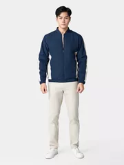 Áo Khoác Bomber Nam Lót Lông 5S Fashion Can Phối Slimfit AKB24012