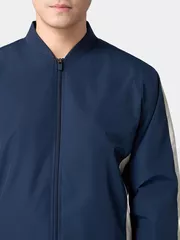 Áo Khoác Bomber Nam Lót Lông 5S Fashion Can Phối Slimfit AKB24012