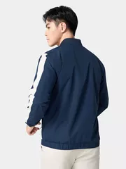 Áo Khoác Bomber Nam Lót Lông 5S Fashion Can Phối Slimfit AKB24012