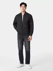 Áo Khoác Bomber Nam Họa Tiết Lót Nỉ 5S Fashion Trẻ Trung AKB24051