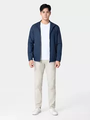 Áo Khoác Thời Trang Nam 5S Fashion Dệt Kể Ô Sang Trọng AKH24063