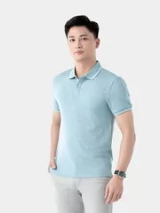Áo Polo Nam 5S Fashion In Họa Tiết Slimfit APC24051