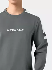 Áo Nỉ Nam Can Phối 5S Fashion Phom Slimfit BANI24004