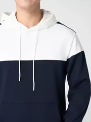 Áo Nỉ Nam Hoodie 5S Fashion Can Phối Phom Regular YBANH24011