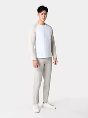 Áo Thun Nam Dài Tay Cotton 5S Fashion Tay Raglan ATH24011