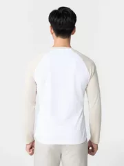 Áo Thun Nam Dài Tay Cotton 5S Fashion Tay Raglan ATH24011