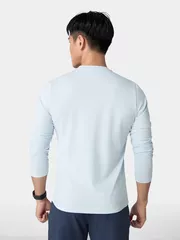 Áo Thun Nam Tay Dài Cotton 5S Fashion Phom Slimfit ATH24010