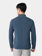 Áo Polo Nam Dài Tay 5S Fashion Basic Phom Regular APD24004