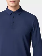 Áo Polo Nam Tay Dài 5S Fashion Phom Slimfit Trơn Basic APD24006